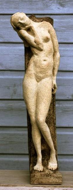 standing female nude after Rodin
