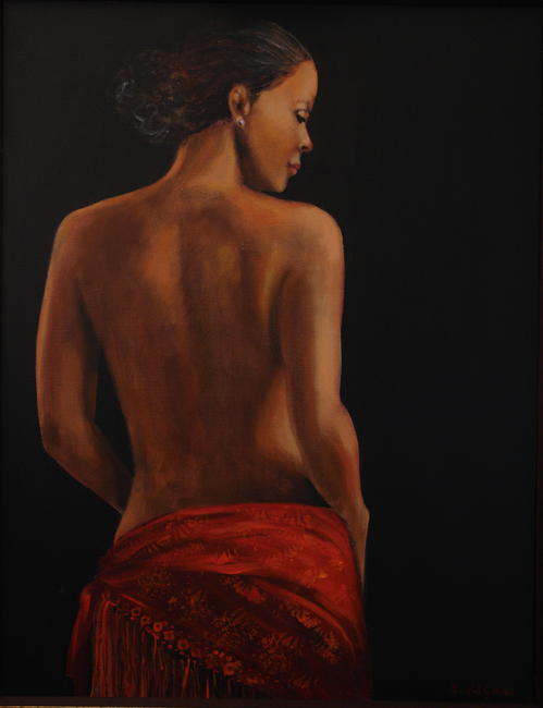 RED SHAWL