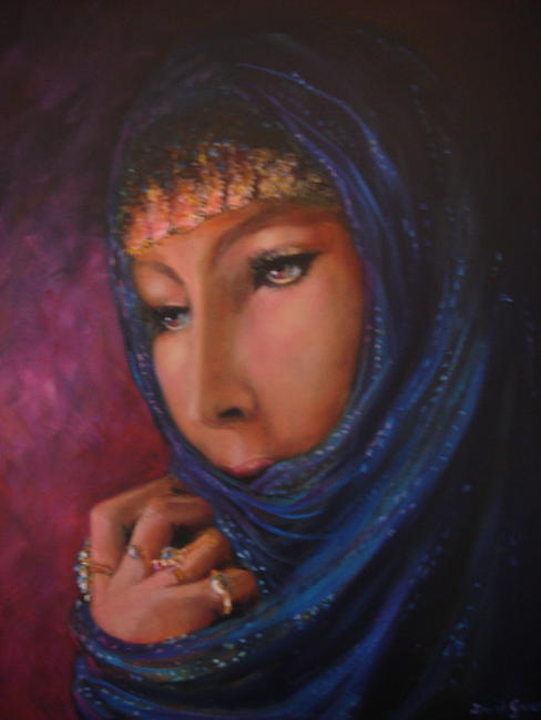 WOMAN IN BLUE