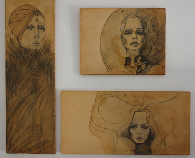3 RETRO DRAWINGS