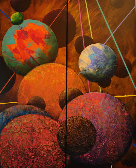 WORLDS APART DIPTYCH
