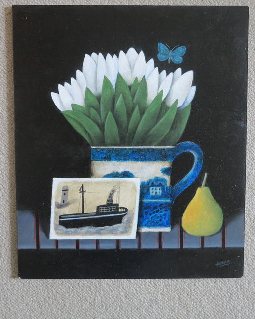 Still Life with a postcard