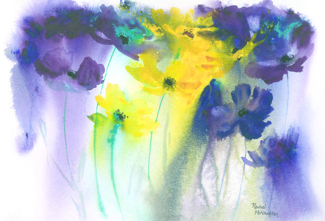 Flowers in the Rain
