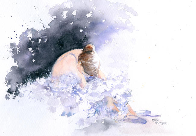Ballerina at rest