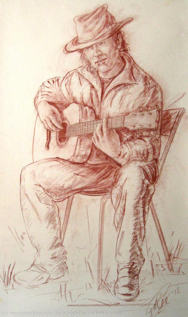 Study for 'Il Chitarrista'
