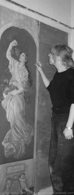 Painting Process- Ariadne