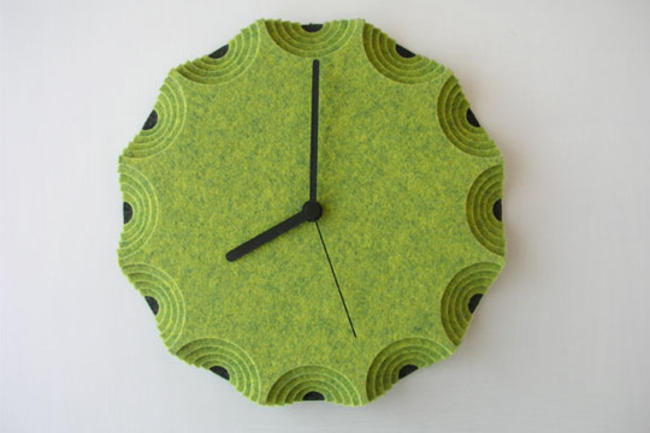 Green Wall Clock