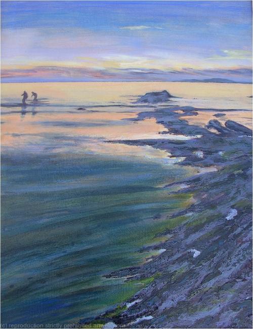 catching the last light