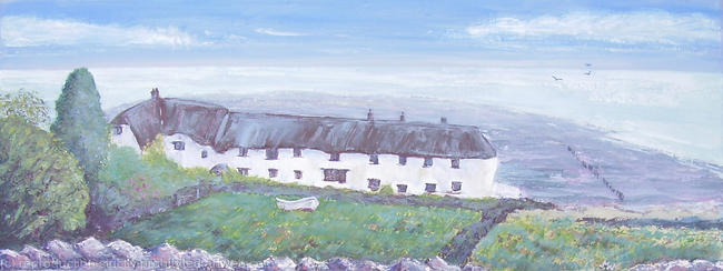 Fishermens' Cottages by Porlock Wier