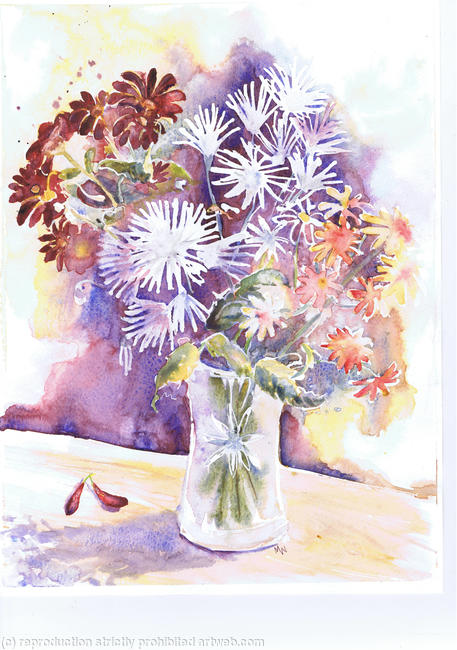 Daisy Flowers in a Vase