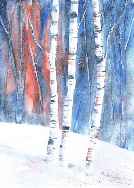 Winter Birches