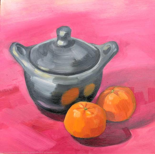 Black Pot and Satsumas