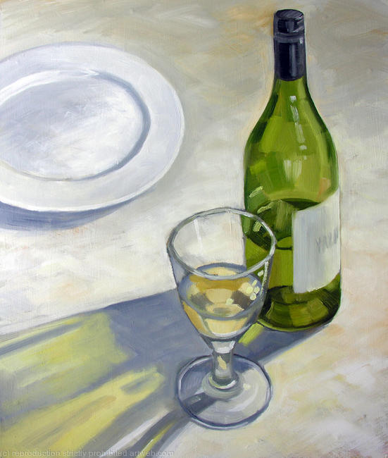 The plate may be empty but the glass is half full