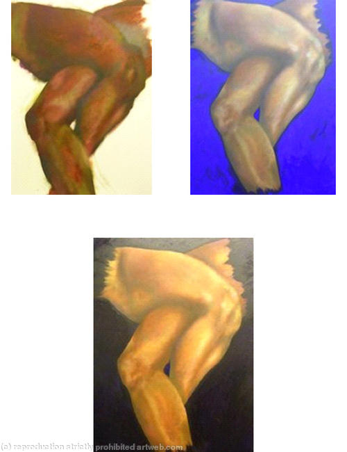 LEGS LOCKED IN EMBRACE