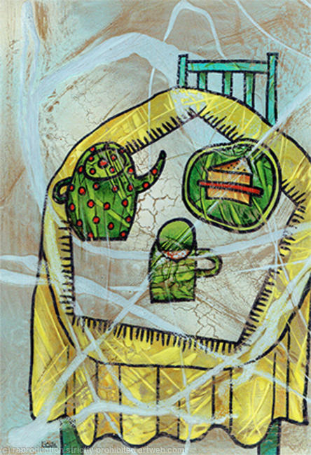 YELLOW TABLECLOTH