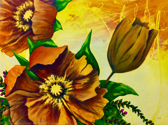 SEPIA POPPIES