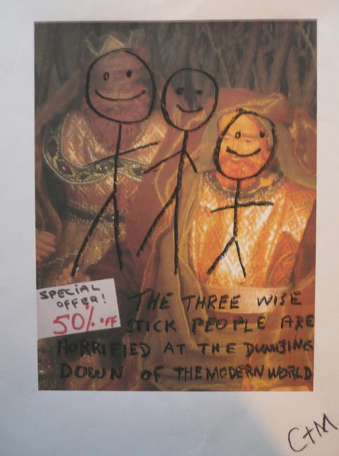 Three Wise Stick People