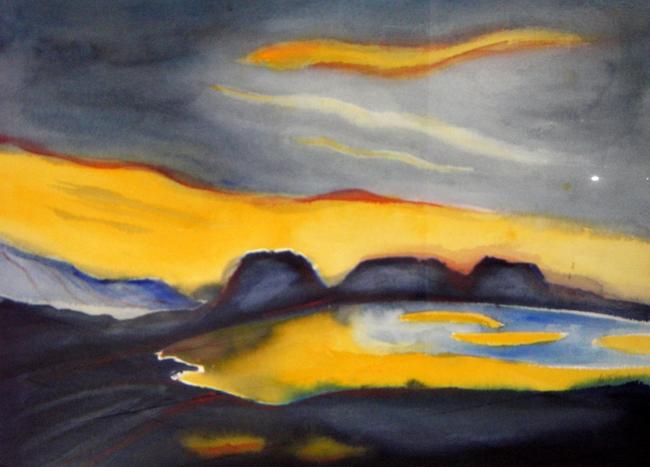 Blue landscape