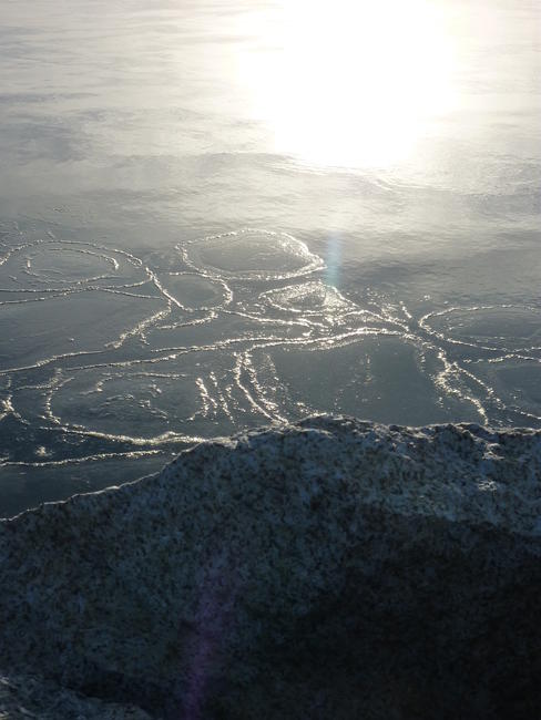 Frozen sea