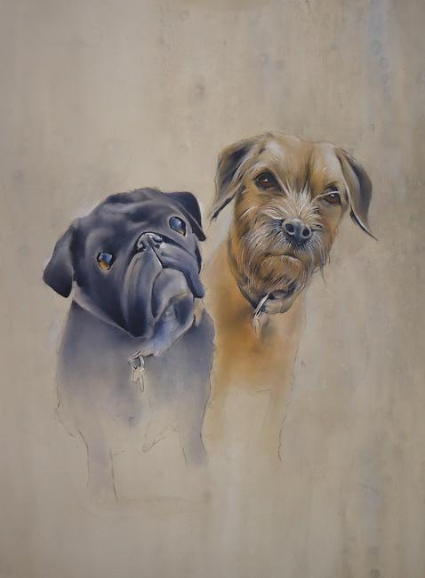 Parsley and Beryl SOLD Commissioned
