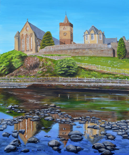 Spring Reflections, Dunblane Cathedral
