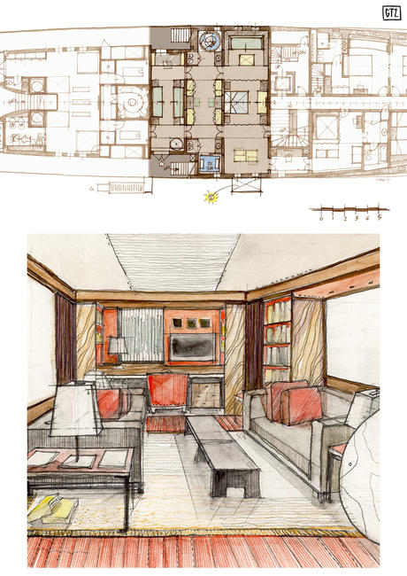 Interior design Illustrations