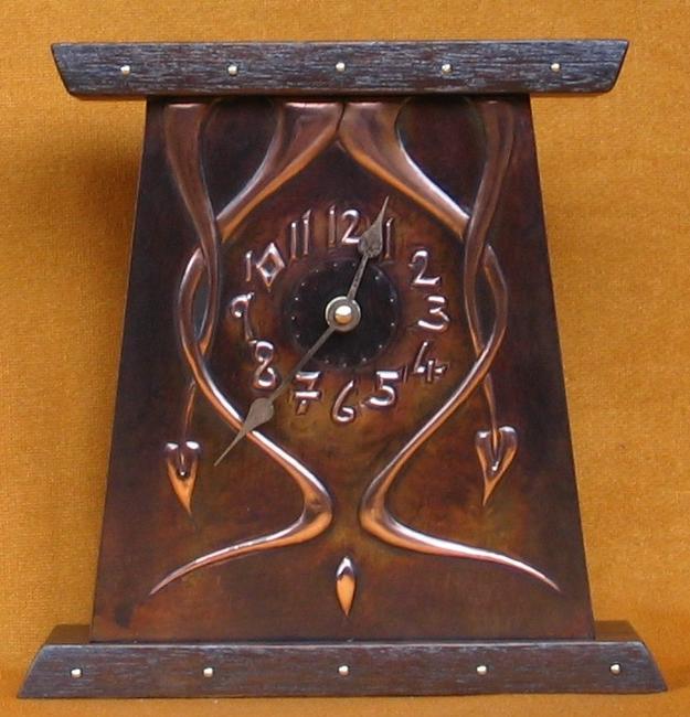 Arts & Crafts mantel clock (ACC 1)
