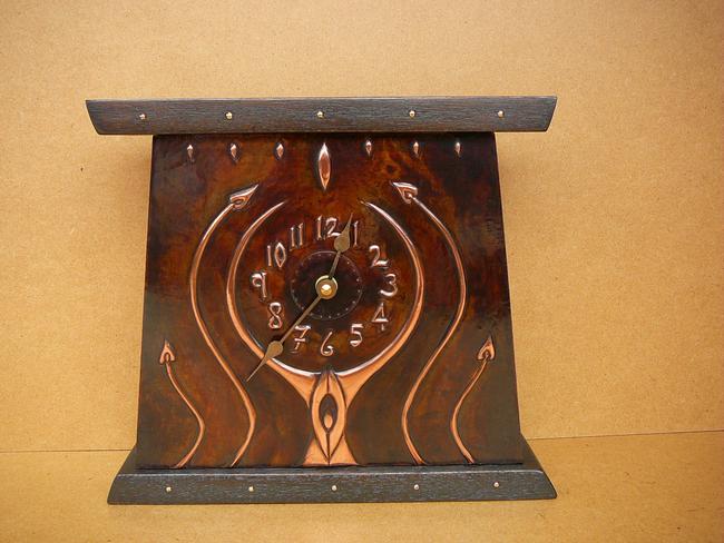 Arts&Crafts; mantel clock (ACC:2 )