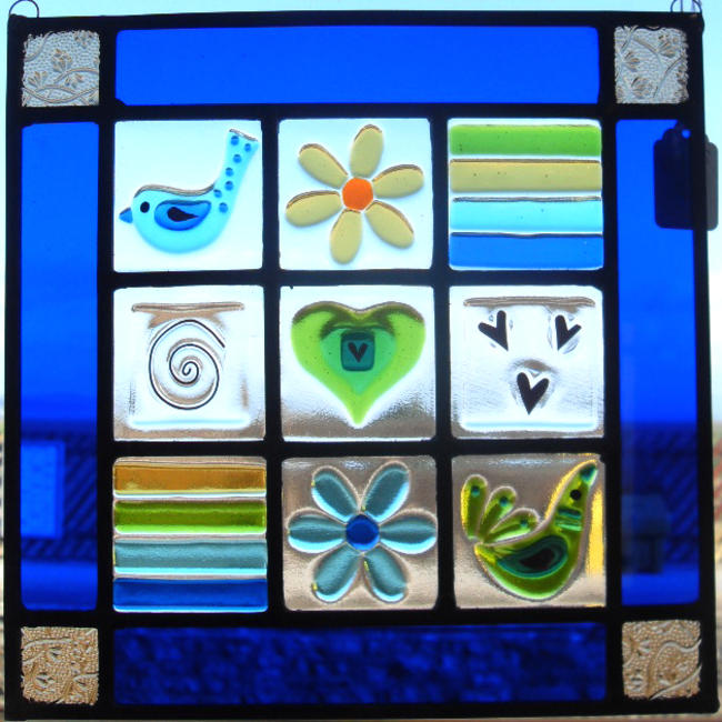 Fused Glass Panel - Fran Brown