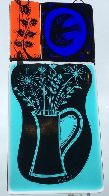 Wild flowers in jug panel