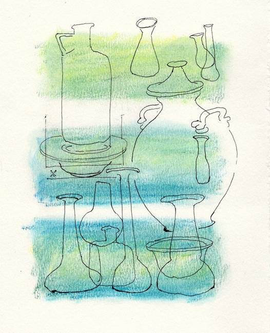 Clyde Olliver - 'Roman Glass, Arles'