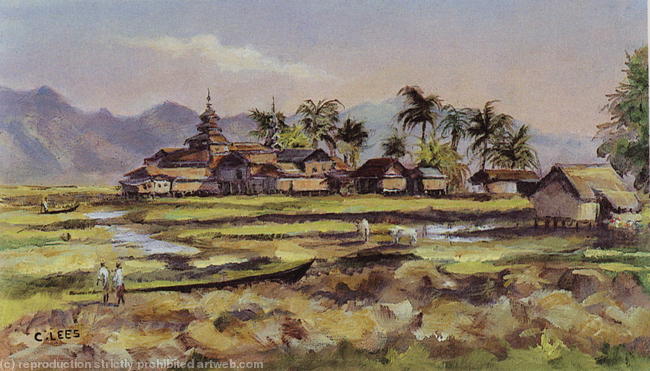 Monastery, Lake Inle Burma