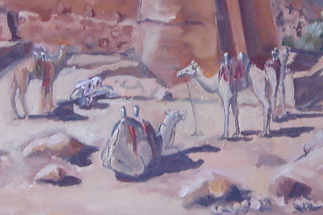 Camels resting. St. Catherine's Monastery