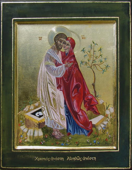 Christ meets his Mother