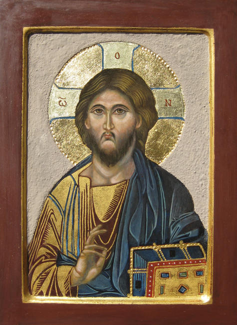 Pantocrator after mosaic in Aya Sofia