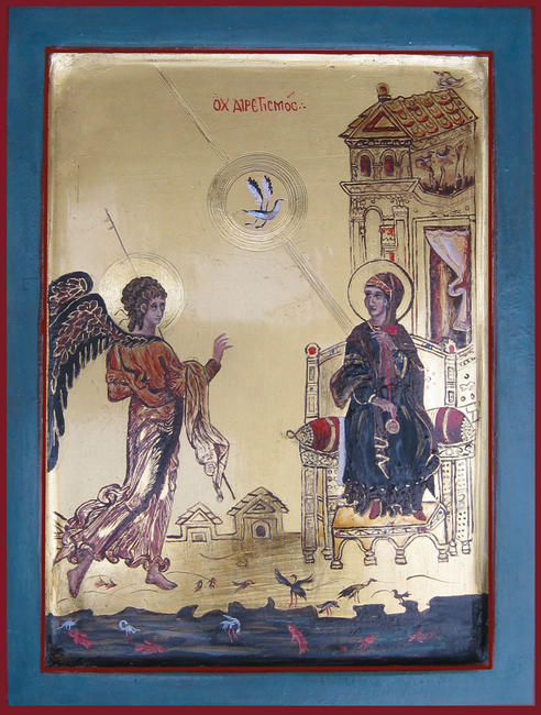 The Anunciation (from image at St Catherine's Monastery)