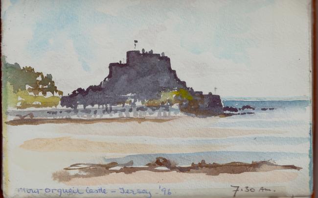 Gorey Castel dawn