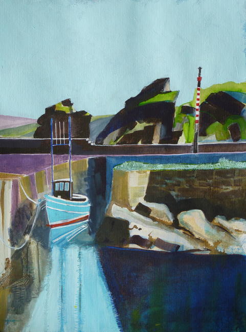 'Blue Boat : St.Abbs Harbour :2'