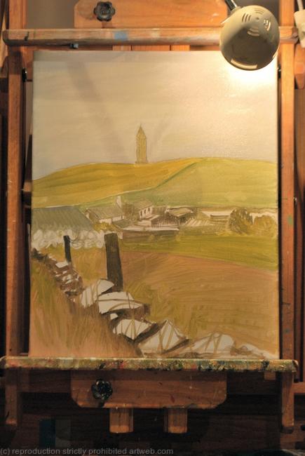 First oil sketch