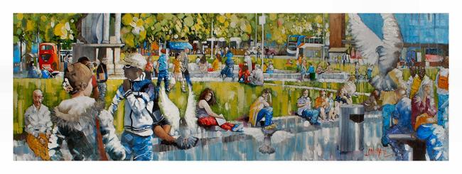 Piccadilly Gardens Manchester