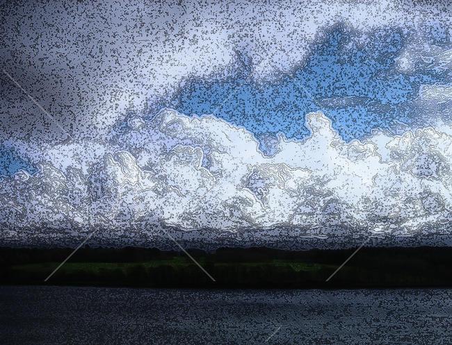Storm brewing over Anglesey