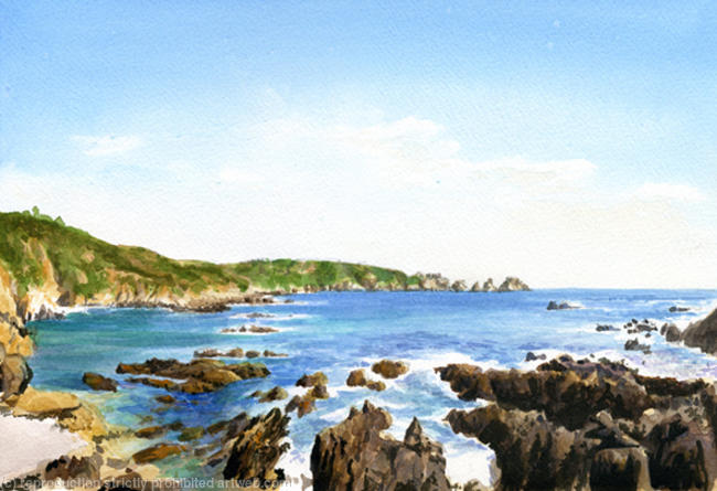 Icart point Guernsey CI