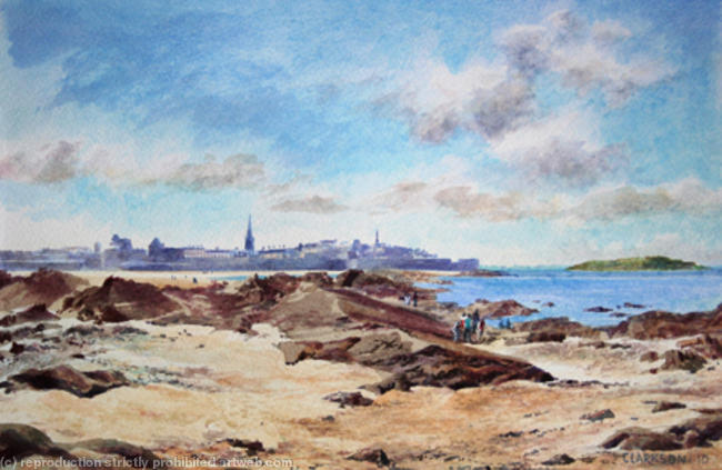 St Malo seashore France