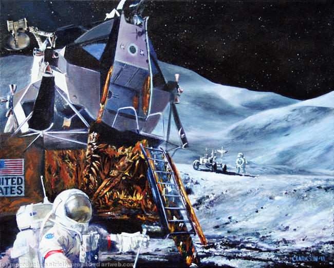 Apollo 15 on the Moon, July 1971