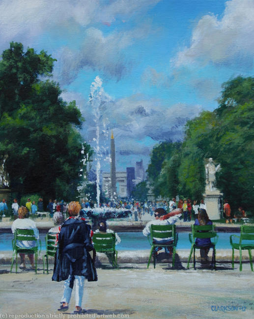 Tuileries fountain, Paris