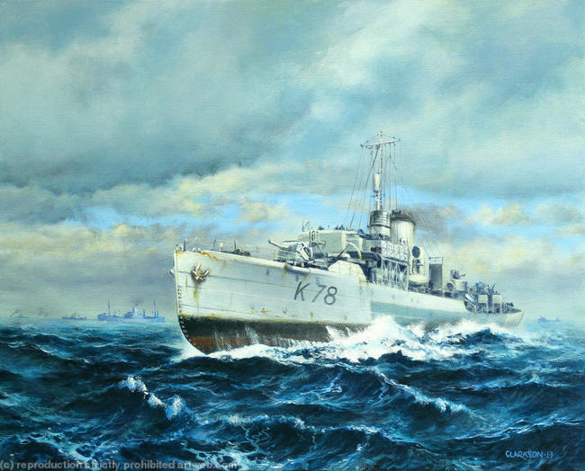 HMS Rhododendron 1945