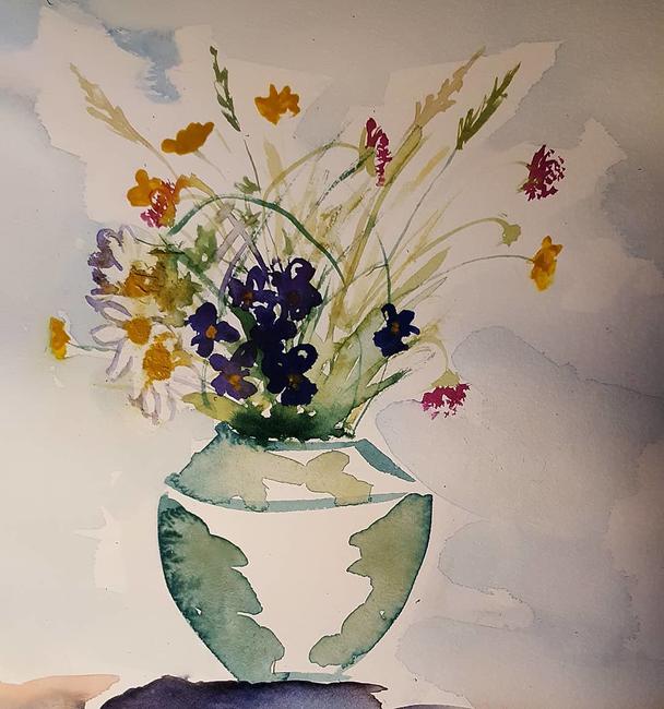 Wildflowers in Vase
