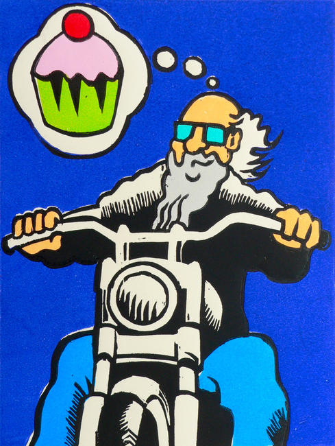 Cupcake Biker