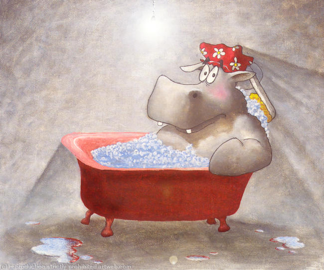 Hippo Bath Day