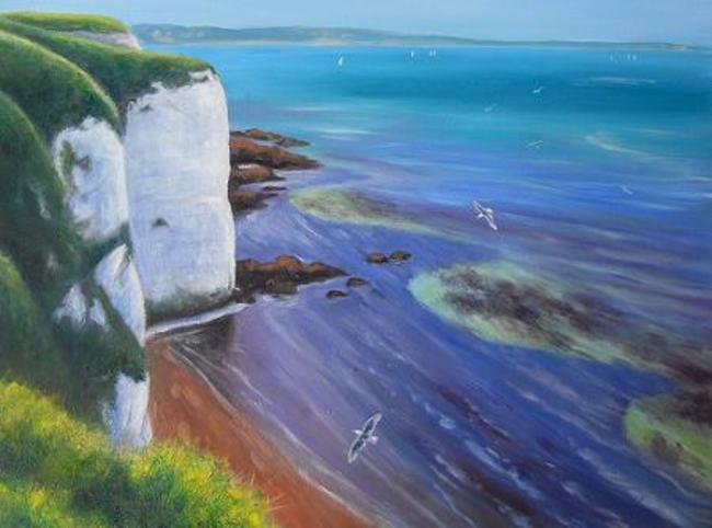 View from Old Harry Rocks, Dorset